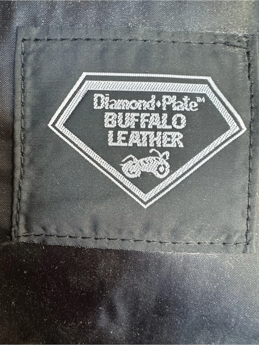 Diamond Plate Moto motorcycle Sissy bar buckle pouch Black Leather Bag New